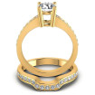 0.95CT Round Cut Diamonds Bridal Set , picture number 1