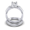 0.85CT Round Cut Diamonds Bridal Set , picture number 1