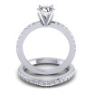1.20CT Round Cut Diamonds Bridal Set , picture number 1