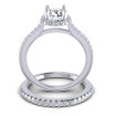 0.85CT Round Cut Diamonds Bridal Set , picture number 1