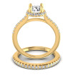 0.85CT Round Cut Diamonds Bridal Set , picture number 1