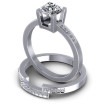 0.60CT Round Cut Diamonds Bridal Set , picture number 2