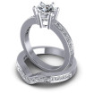 0.95CT Round Cut Diamonds Bridal Set , picture number 2