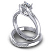 0.60CT Round Cut Diamonds Bridal Set , picture number 2