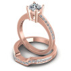 0.95CT Round Cut Diamonds Bridal Set , picture number 2