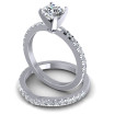 1.20CT Round Cut Diamonds Bridal Set , picture number 2