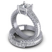 1.20CT Round And Princess Cut Diamonds Bridal Set , picture number 2