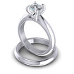 0.45CT Round Cut Diamonds Bridal Set , picture number 2