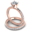 1.20CT Round Cut Diamonds Bridal Set , picture number 2