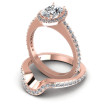 1.10CT Round And Oval Cut Diamonds Bridal Set , picture number 2