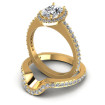 1.10CT Round And Oval Cut Diamonds Bridal Set , picture number 2