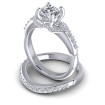 0.85CT Round Cut Diamonds Bridal Set , picture number 2