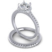 0.85CT Round Cut Diamonds Bridal Set , picture number 2