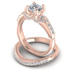 0.85CT Round Cut Diamonds Bridal Set , picture number 2
