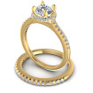 0.85CT Round Cut Diamonds Bridal Set , picture number 2
