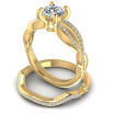 0.70CT Round Cut Diamonds Bridal Set , picture number 2