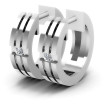 0.10CT Round Cut Diamonds Hoop Earrings , picture number 0