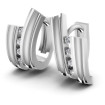 0.10CT Round Cut Diamonds Hoop Earrings , picture number 0