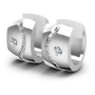 0.50CT Round Cut Diamonds Hoop Earrings , picture number 0