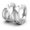 0.30CT Round Cut Diamonds Hoop Earrings , picture number 0