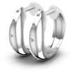 0.10CT Round Cut Diamonds Hoop Earrings , picture number 0