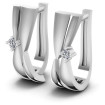 0.10CT Round Cut Diamonds Hoop Earrings , picture number 0