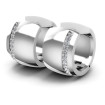 0.30CT Round Cut Diamonds Hoop Earrings , picture number 0