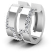 0.50CT Round Cut Diamonds Hoop Earrings , picture number 0