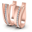 0.30CT Round Cut Diamonds Hoop Earrings , picture number 0