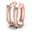 0.40CT Round Cut Diamonds Hoop Earrings , picture number 0