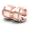 0.30CT Round Cut Diamonds Hoop Earrings , picture number 0