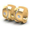0.50CT Round Cut Diamonds Hoop Earrings , picture number 0