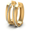 0.40CT Round Cut Diamonds Hoop Earrings , picture number 0