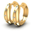 0.10CT Round Cut Diamonds Hoop Earrings , picture number 0