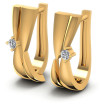 0.10CT Round Cut Diamonds Hoop Earrings , picture number 0