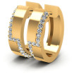 0.50CT Round Cut Diamonds Hoop Earrings , picture number 0