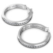 7.10CT Princess Cut Diamonds Hoop Earrings , picture number 1