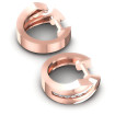 0.30CT Round Cut Diamonds Hoop Earrings , picture number 1