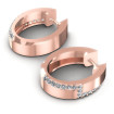 0.50CT Round Cut Diamonds Hoop Earrings , picture number 1