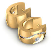 0.50CT Round Cut Diamonds Hoop Earrings , picture number 1