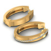 0.40CT Round Cut Diamonds Hoop Earrings , picture number 1