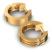 0.10CT Round Cut Diamonds Hoop Earrings , picture number 1
