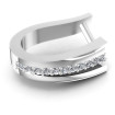 0.30CT Round Cut Diamonds Hoop Earrings , picture number 2