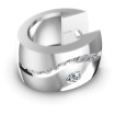 0.50CT Round Cut Diamonds Hoop Earrings , picture number 2