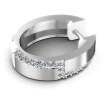 0.50CT Round Cut Diamonds Hoop Earrings , picture number 2