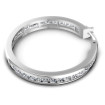 7.10CT Princess Cut Diamonds Hoop Earrings , picture number 2