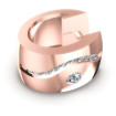 0.50CT Round Cut Diamonds Hoop Earrings , picture number 2