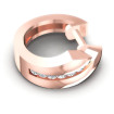 0.30CT Round Cut Diamonds Hoop Earrings , picture number 2