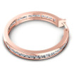 7.10CT Princess Cut Diamonds Hoop Earrings , picture number 2