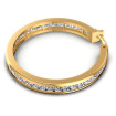 7.10CT Princess Cut Diamonds Hoop Earrings , picture number 2